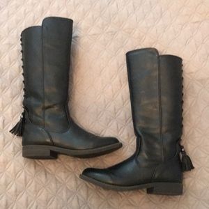 Girls Black Boots